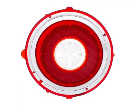 United Pacific Backup Light Lens Only For 1970-73 Chevy Camaro - R/H 110378