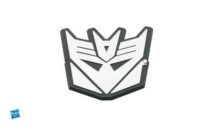 DefenderWorx Decepticon Trunk Badge Black And Chrome 900487