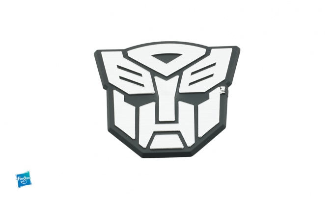 DefenderWorx Autobot Trunk Badge Black And Chrome 900485