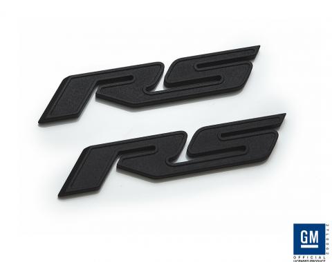 DefenderWorx Camaro RS Badge Matte Black For 10-15 Camaro CB-1003