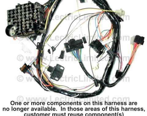 Lectric Limited 1980 Chevrolet Camaro Dash Harness 38834