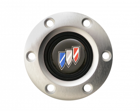 Volante S6 Series Horn Button Kit, Buick, Brushed