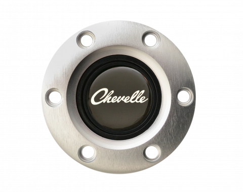 Volante S6 Series Horn Button Kit, Chevelle, Brushed