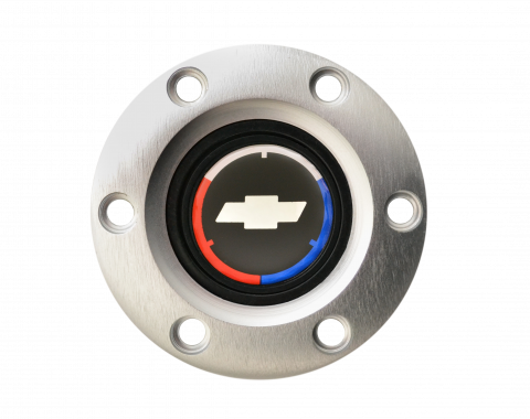 Volante S6 Series Horn Button Kit, Tri Color, Brushed