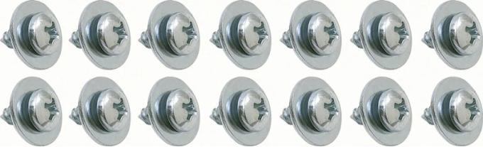 AMD Convertible Rain Gutter Mounting Bolts, 14 Piece Set, 67-69 Camaro Firebird K-K723A