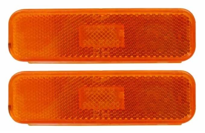 AMD Side Marker Lamp Assembly, Dark Amber, Front, LH/RH Pair, 74-77 Camaro T-A6742