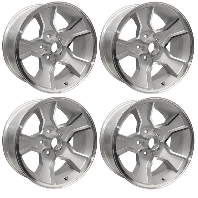 Camaro Z28 Aluminum Wheel Set, N90, 17x8, 4 1/4 Backspace, 1980-1981