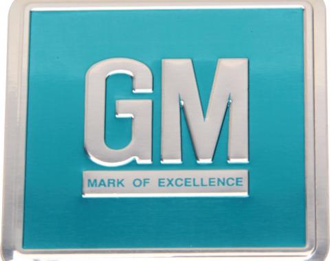 Camaro GM Mark Of Excellence Door Plate, 1967