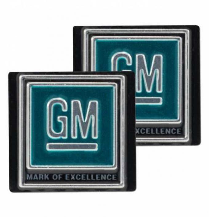 Camaro Decal, Seat Belt Buckle, GM Mark Of Excellence, 1968-1972