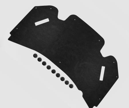 Detroit Muscle Technologies Chevy 93-97 Camaro Hood Insulation Pad with ROUND OEM Style Clips GM-CAM9397HP01