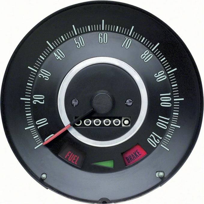 AMD Speedometer, 120 MPH without Speed Warning, 67 Camaro Firebird K-6480794