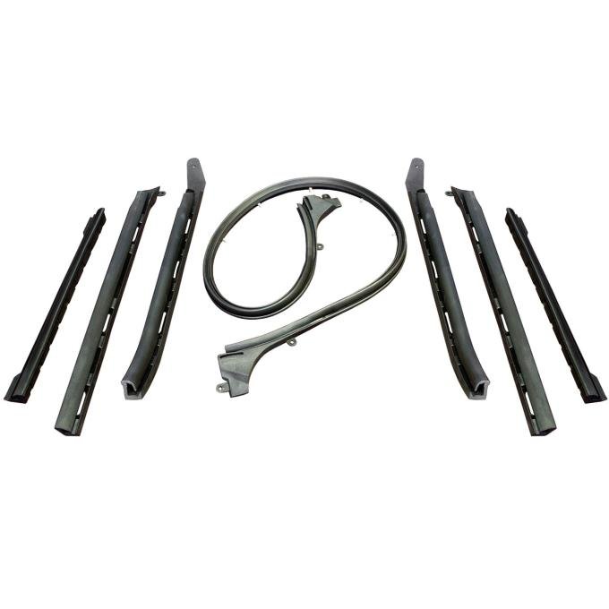 Metro Moulded Parts 1968-1969 Chevrolet / Pontiac Convertible Top-Rail Kit RR 1501
