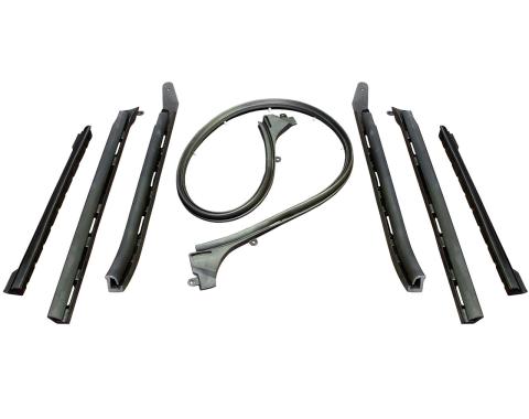 Metro Moulded Parts 1968-1969 Chevrolet / Pontiac Convertible Top-Rail Kit RR 1501