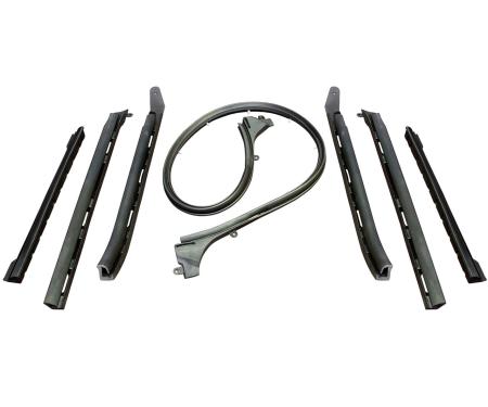 Metro Moulded Parts 1968-1969 Chevrolet / Pontiac Convertible Top-Rail Kit RR 1501