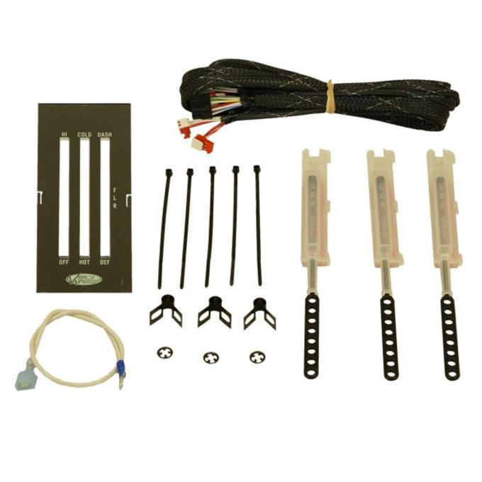 Vintage Air 1969 Camaro without Factory Air Gen IV SureFit&trade; Control Panel Conversion Kit 474169