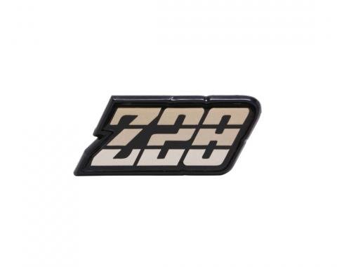 Trim Parts 1980-81 Chevrolet Camaro Gold Fuel Door "Z-28" Emblem, Each 6954