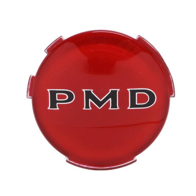 Trim Parts Pontiac Wheel Cover 2-7/16" Diameter W/Red Background "PMD" Emblem, Each 8201