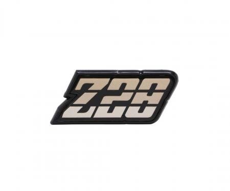 Trim Parts 1980-81 Chevrolet Camaro Gold Fuel Door "Z-28" Emblem, Each 6954