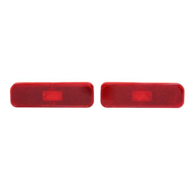 Trim Parts 1970-73 Camaro Rear Side Marker Light Assembly W/O Gaskets or Brackets, Pair A6735