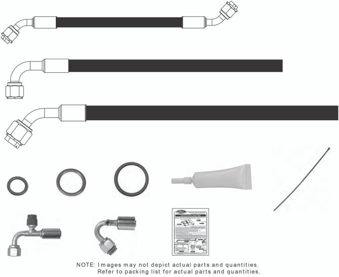 Vintage Air 1964-67 Chevelle SureFit™ Reduced Barrier Modified Hose Kit 524477