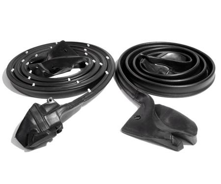 Metro Moulded Parts 1970-1981 Chevrolet / Pontiac Molded Door Seals with Clips and Molded Ends LM 22-B