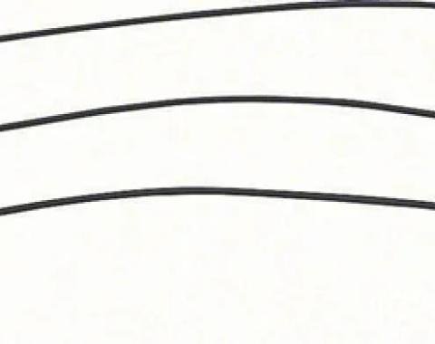 AMD Heater Control Cables, 3-Piece Set for models without A/C, 67-68 Camaro Firebird K-K571