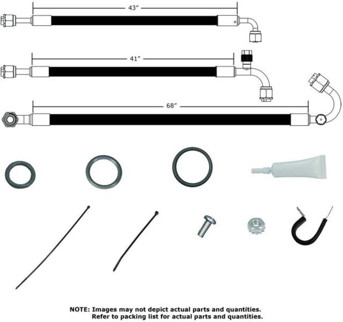 Vintage Air 1982-88 Monte Carlo/El Camino SureFit™ Reduced Barrier Standard Hose Kit 524462