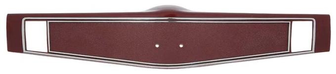 AMD Steering Wheel Shroud, Red, 69 Nova; 69 Camaro; 69 Chevelle El Camino (without woodgrain) X459-3569-2RED