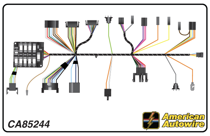 American Autowire 1968 Chevrolet Camaro Dash Harness CA85244