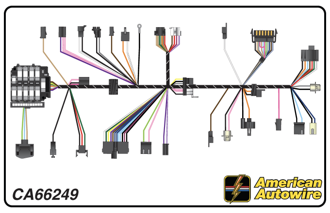American Autowire 1976 Chevrolet Camaro Dash Harness CA66249
