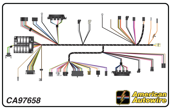 American Autowire 1969 Chevrolet Camaro Dash Harness CA97658
