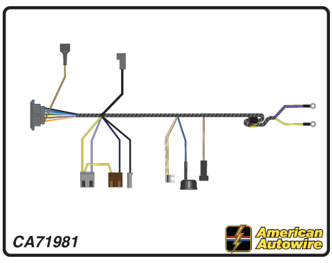 American Autowire 1967 Chevrolet Camaro Engine Harness CA71981
