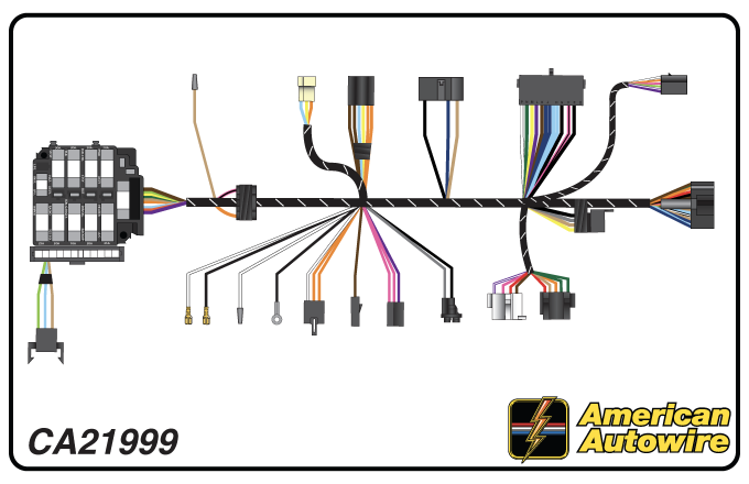 American Autowire 1972 Chevrolet Camaro Dash Harness CA21999