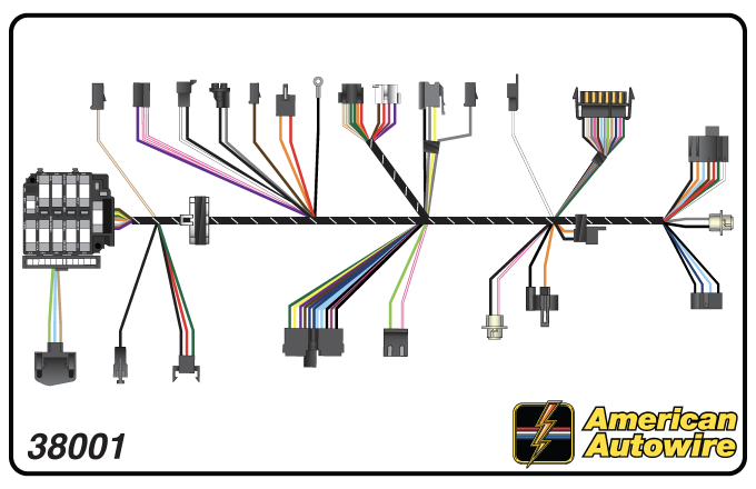 American Autowire 1979 Chevrolet Camaro Dash Harness 38001