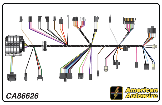 American Autowire 1978 Chevrolet Camaro Dash Harness CA86626