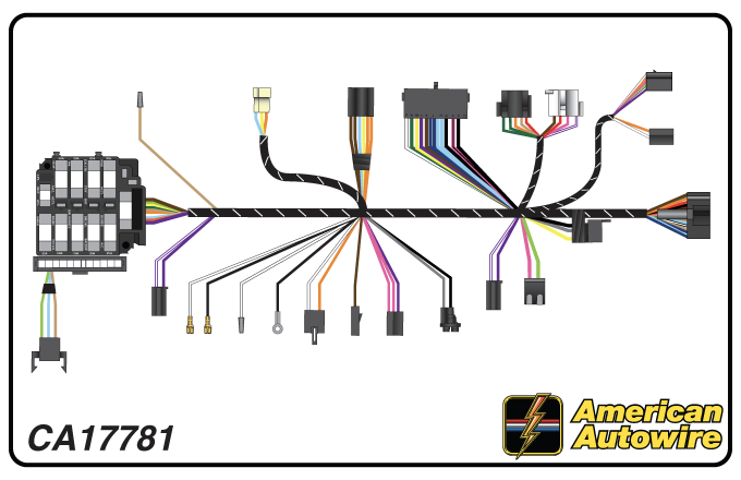 American Autowire 1971 Chevrolet Camaro Dash Harness CA17781