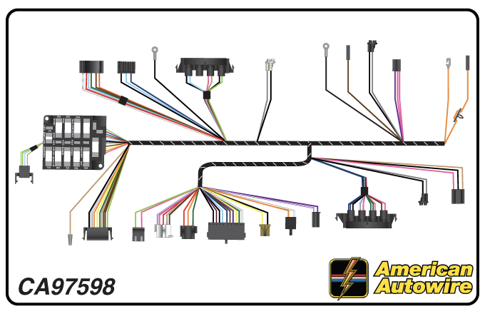 American Autowire 1969 Chevrolet Camaro Dash Harness CA97598