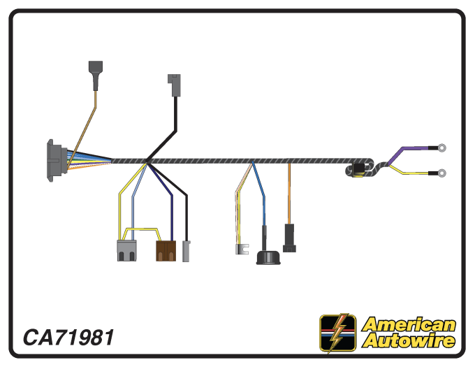 American Autowire 1967 Chevrolet Camaro Engine Harness CA71981