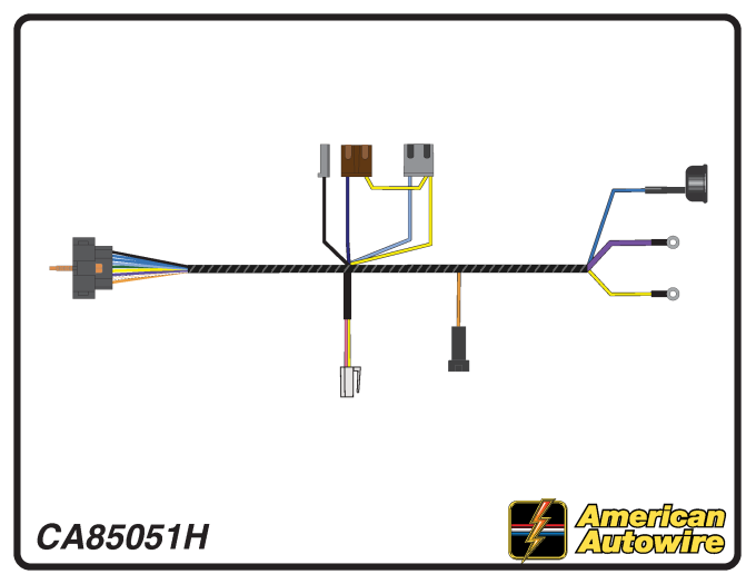 American Autowire 1968-1969 Chevrolet Engine Harness - Hei CA85051H