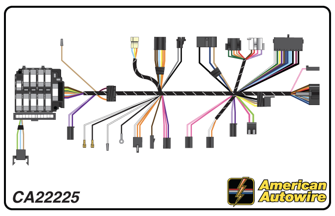 American Autowire 1972 Chevrolet Camaro Dash Harness CA22225
