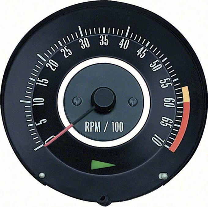 AMD Tachometer, 6000 Redline (Z28 or 396/375HP), 67 Camaro K-6468911