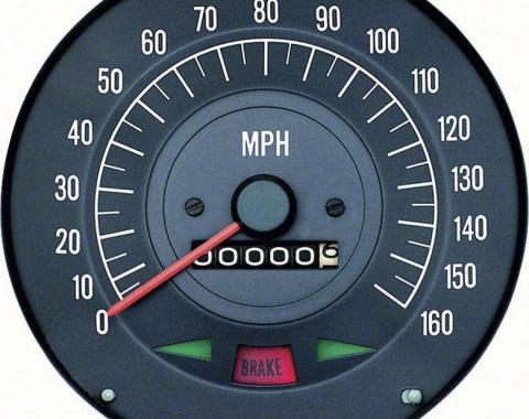 AMD Speedometer, 160 MPH for models with Gauges, 68 Firebird K-6481933