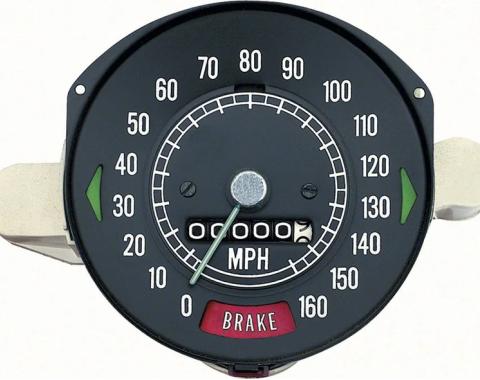 AMD Speedometer, 160 MPH, 69 Firebird K-6482799