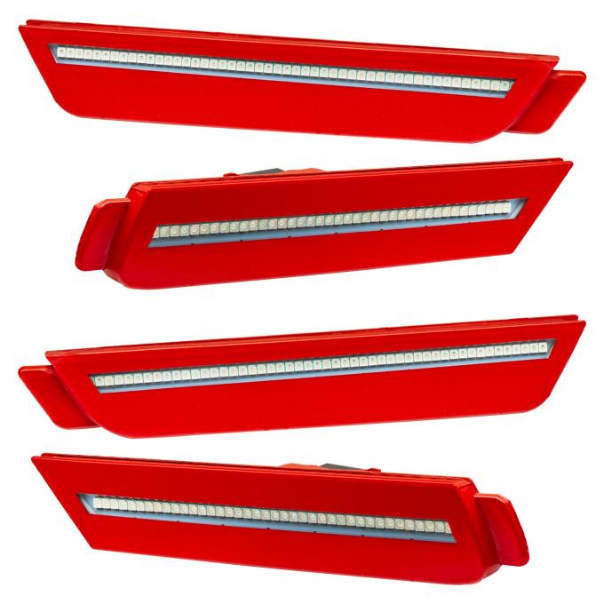 Oracle Lighting Concept Sidemarker Set, Clear, Pull Me Over Red (WA130X) 3101-WA130X-C