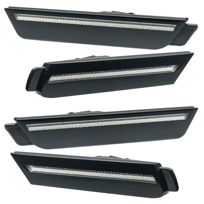 Oracle Lighting Concept Sidemarker Set, Clear, Carbon Flash Metallic (GAR501) 3101-GAR501-C