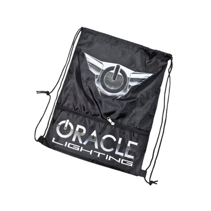 Oracle Lighting Draw String Bag, Black/Silver 8047-504