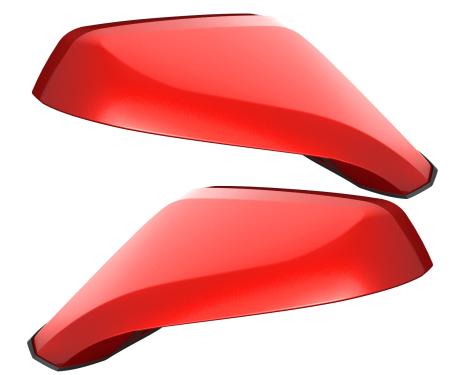 Oracle Lighting Concept Side Mirrors, Ghosted, Dual Intensity, Victory Red (GCN) 3728-504