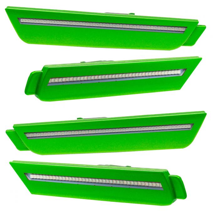 Oracle Lighting Concept Sidemarker Set, Clear, Synergy Green Metallic (GHS) 3101-GHS-C
