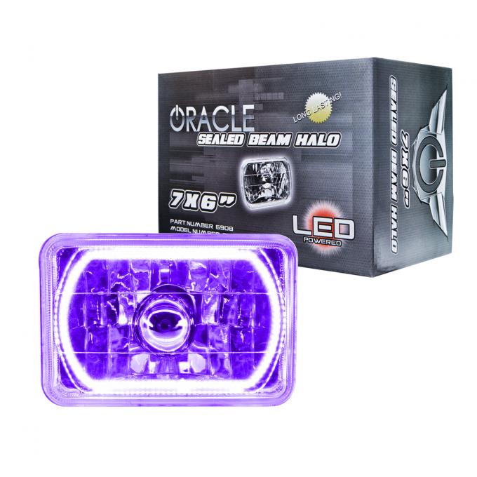 Oracle Lighting Pre-Installed Lights 7x6 in. Sealed Beam, UV/Purple 6908-007