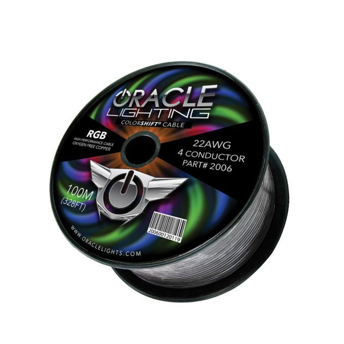 Oracle Lighting 22AWG 4 Conductor RGB Installation Wire 100M Spool, 328 ft. 2006-504